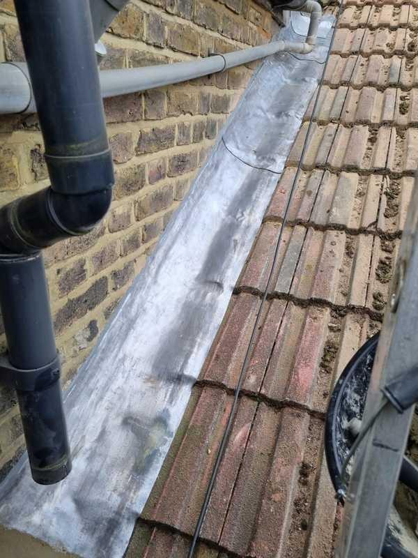 Lead flashing repairs and replacement - after